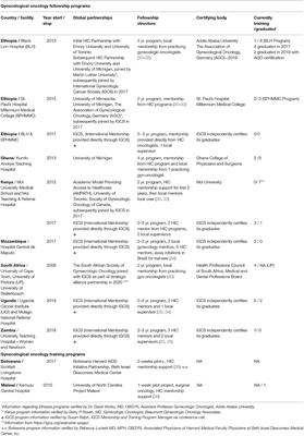 Gynecologic Oncology Sub-Specialty Training in Ghana: A Model for Sustainable Impact on Gynecologic Cancer Care in Sub-Saharan Africa